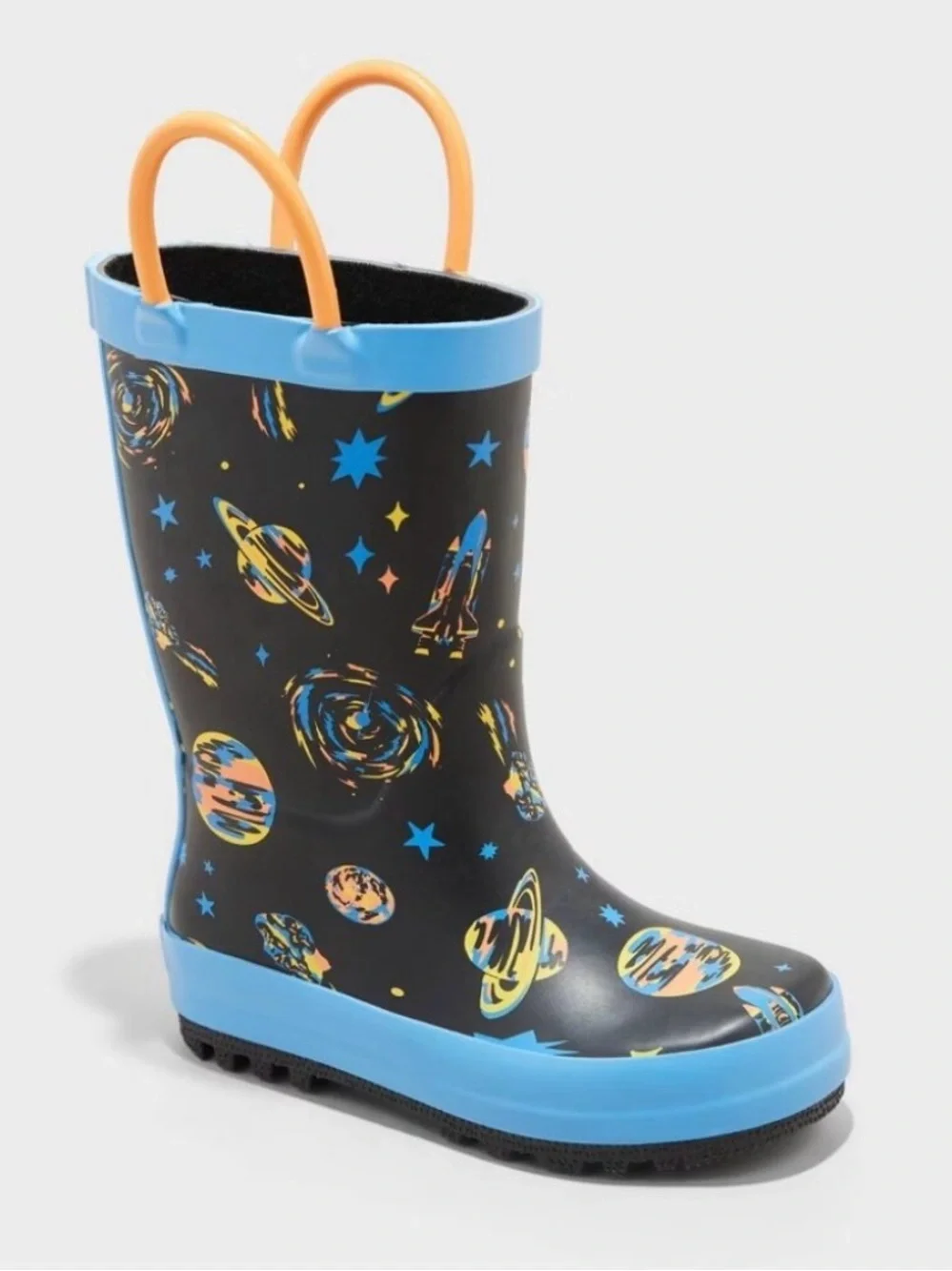 NWOT Cat & Jack Space Print Rain Boots Toddler Boy Girl Unisex